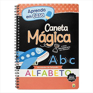 APRENDA EM CASA EU ESCREVO COM CANETA MAGICA  ALFABETO