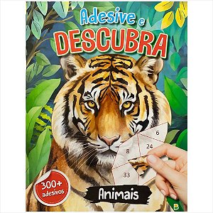 LIVRO ADESIVE E DESCUBRA ANIMAIS