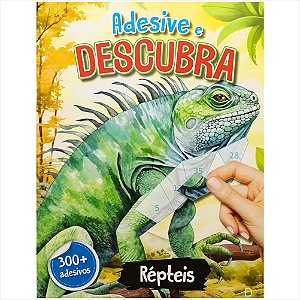 LIVRO ADESIVE E DESCUBRA REPTEIS