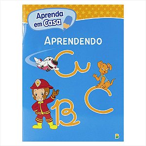 LIVRO APRENDA EM CASA APRENDENDO O ABC