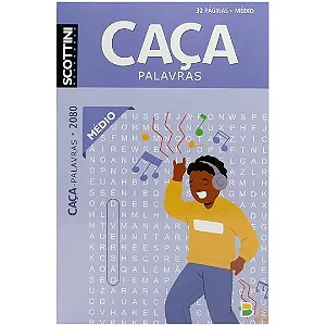 CAÇA PALAVRAS SCOTTINI N2080 32P MEDIO