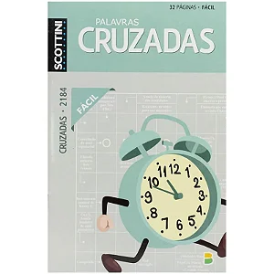 PALAVRAS CRUZADAS SCOTTINI  N2184 32P FACIL