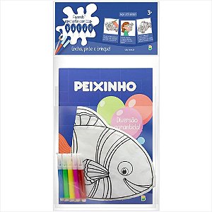 FAZENDO ARTE COM BALAO ATIVIDADES & COLORIR PEIXE