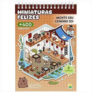 LIVRO PEQUENO MUNDO 3D MINIATURAS FELIZES