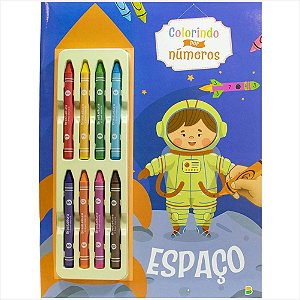 LIVRO COLORINDO POR NUMEROS ESPACO