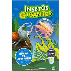 LIVRO INSETOS GIGANTES  LIVRO DE ATIVIDADES BESOURO VS LOUVA A DEUS
