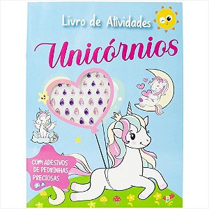 LIVRO PEDRINHAS PRECIOSAS  UM LIVRO DE ATIVIDADES UNICORNIOS