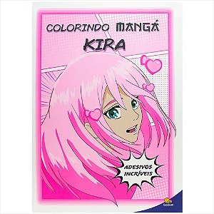 LIVRO COLORINDO MANGA KIRA