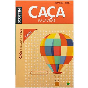 CAÇA PALAVRAS SCOTTINI CACA N1026 96 PAGINAS FACIL