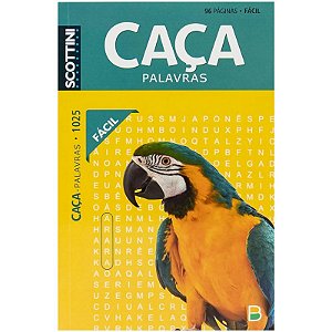 CAÇA PALAVRAS SCOTTINI  N1025 96 PAGINAS FACIL