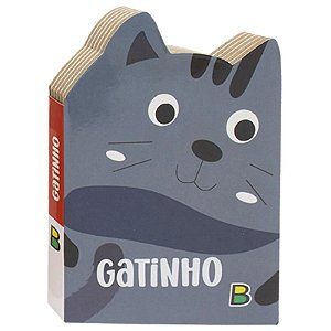 LIVRO MEUS AMIGUINHOS GATINHO UM LIVRINHO RECORTADO