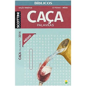 CAÇA PALAVRAS SCOTTINI  BIBLICO N3014 32P(M)