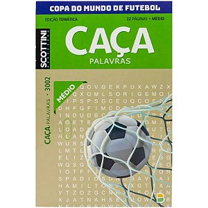 CAÇA PALAVRAS SCOTTINI  COPA DO MUNDO N3002 32P(M)