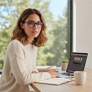 Armação Óculos Arnette AN7278U 2754 55 18 140 Cor Dark Blue