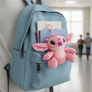 Chaveiro De Pelúcia Angel 12,5cm em Poliéster Taimes