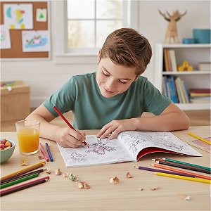 LIVRO PARA COLORIR ARTE E COR MARVEL