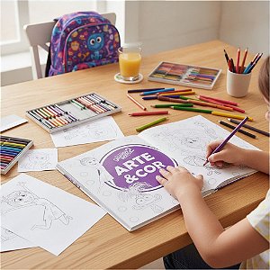 LIVRO PAR COLORIR ARTE COR DIVERTIDAMENTE 2