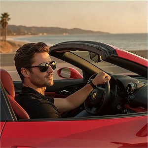 Óculos de Sol Ray Ban Scuderia Ferrari RB3659M 57 17 140 3N
