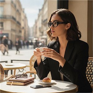 Armação de óculos Vogue VO5640U W44 53 16 140  Preto