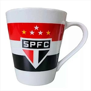 Caneca São Paulo 290ml em Porcelana Allmix Oficial