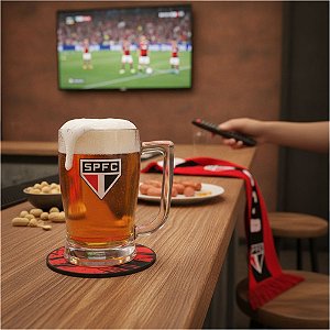 Caneca Cerveja Taberna São Paulo FC 340ML  Oficial Tricolor
