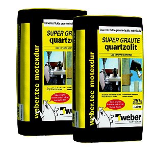 Argamassa Quartzolit Supergraute 25 Kg