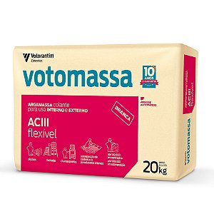 Argamassa Votomassa Flexivel ACIII Branco 20kg