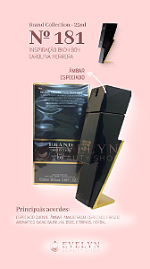 Brand Collection 181 - Inspirado no BAD BOY CH - 25ml