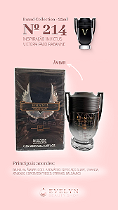 Brand Collection 214 - Inspirado no INVICTUS VICTORY PACO RABANNE - 25ml