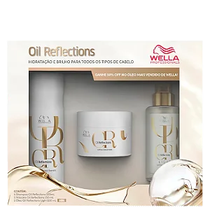 Kit Wella Professionals Oil Reflections Luminous Trio (3 Produtos)