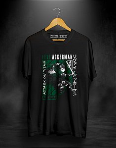 Camiseta Atack on Titan Levi Ackerman