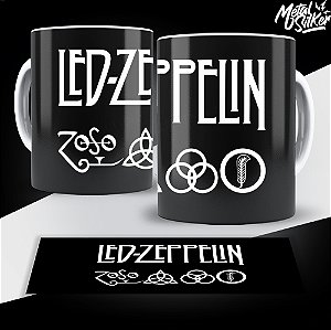 Caneca Led Zeppelin Símbolos