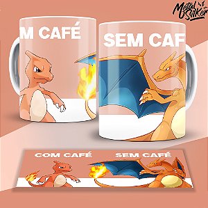 Caneca Pokemon Charmander Sem café
