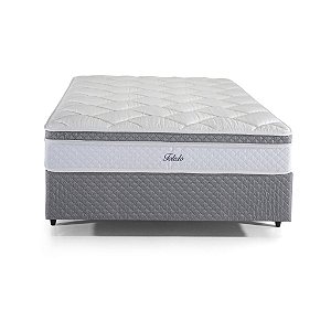 conjunto: box + colchão Herval Toledo molas ensacadas casal 138X188X66