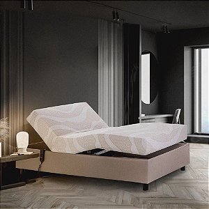 Cama motorizada Centauro + colchão- com ou sem massagem - queen 160X200X64