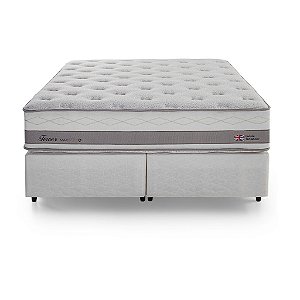 Conjunto: Box + Colchão Herval Tower - Molas Maxspring- King Size 193X203X71