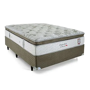 Conjunto: box + colchão Herval Imperatore molas ensacadas viúva 128X188X72