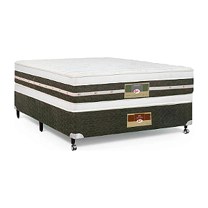 Conjunto: box + colchão Castor Silver Star Tecnopedic Double Face - Casal 138X188X72