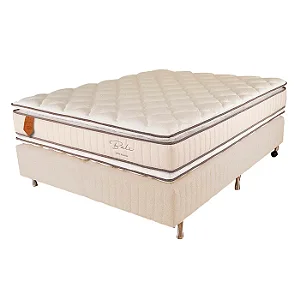 Conjunto: Box + Colchão Bali - molas ensacadas - casal 138X188X68