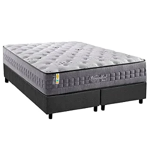 Conjunto: box + colchão Versalhes Anjos - king 193X203x78