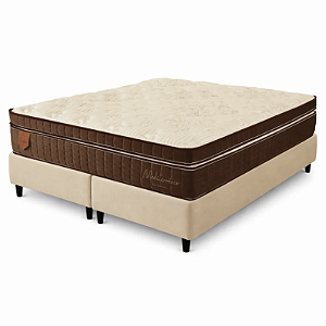 CONJUNTO BOX SOMMIER +COLCHAO PRORELAX MEDITERRANEO QUEEN 158X198X69