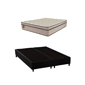 CONJUNTO BOX SOMMIER +COLCHAO PRORELAX MEDITERRANEO QUEEN 158X198X69