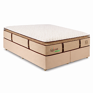 Conjunto box + Colchão Lazzari - Gazin - Queen 158x198x77