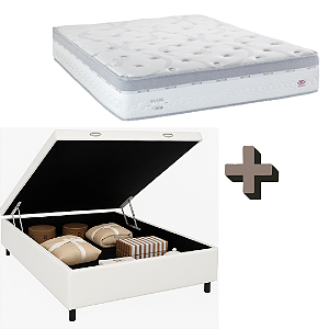 CONJUNTO BAU + COLCHAO HERVAL C1852 CASAL 138X188X79