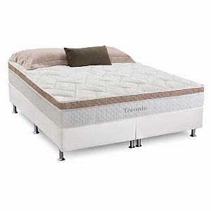 Conjunto: Box + Colchão - Molas Ensacadas - Toronto Queen 158X198X66