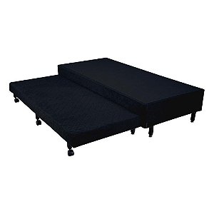 BOX SOMMIER SOLTEIRO COM CAMA AUXILIAR - 88x188x34