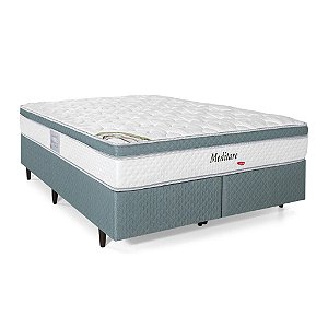Conjunto: Box + Colchão - Molas Ensacadas - Meditare - Herval King Size 193X203X66