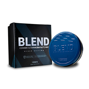 BLEND CERAMIC & CARNAÚBA PASTE WAX – BLACK EDITION CERA DE PROTEÇÃO COM SIO2 E CARNAÚBA ESPECIAL PARA CARROS ESCUROS