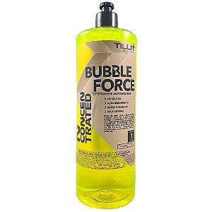 Bubble Force 2 Tillit 1L – Shampoo Automotivo Neutro de Alto Rendimento