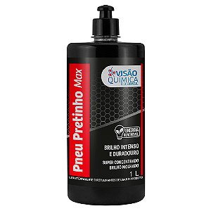 Pneu Pretinho Max 500 ml Visão Química do Brasil – Protetor e Realçador de Pneus